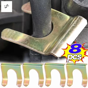 Bộ giá đỡ ống phanh đa năng 8 chiếc - Kẹp kim loại để giữ ống nhiên liệu ô tô