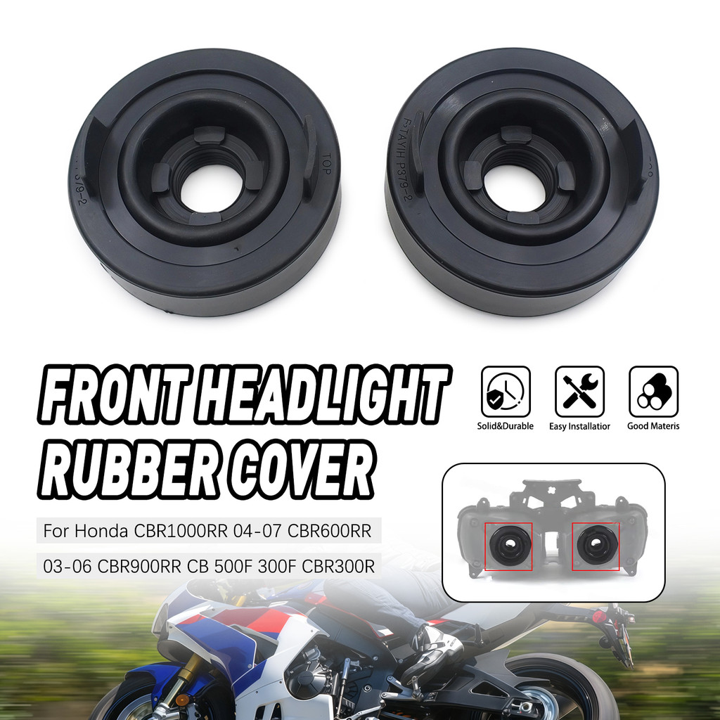 Dành Cho Xe Honda CBR1000RR 2004-2007 CBR600RR 2003-2006 CBR900RR CB 500F 300F CBR300R Phụ Tùng Xe Máy Đèn Pha Cao Su Nắp Giày Bốt Đèn Pha Mặt Sau