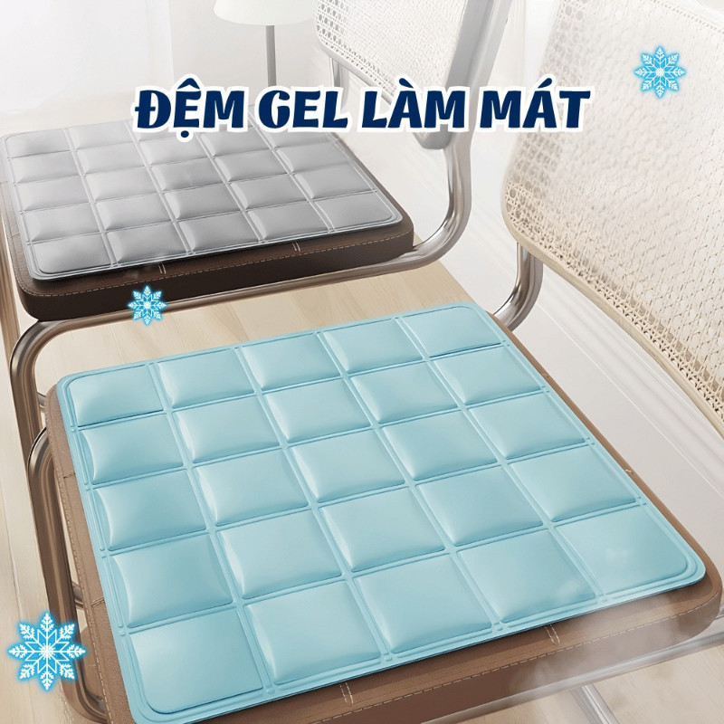 Đệm Gel Lạnh Làm Mát Mùa Hè Dino, Nệm Lót Ghế Ngồi Thoáng Khí, Giảm Áp Lực, Dùng Cho Ghế Văn Phòng, Ghế Ô Tô