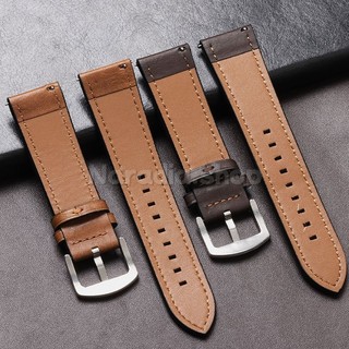 Phát hành nhanh Băng đô da thật 20 / 22mm dành cho doanh nghiệp Dây đeo đồng hồ da bò dành cho nam nữ Vòng tay thay thế