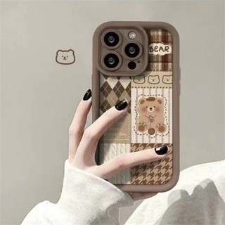 Dành Cho IPhone17 16 15 14 13 12 11ProMax XSMax 7Plus Splice vân Cub trường hợp điện thoại chống rơi