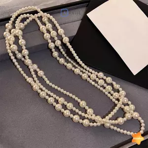 Nhẫn ngọc trai giả nhiều lớp thời thượng, phù hợp tiệc tùng và câu lạc bộ
