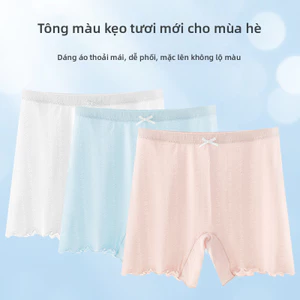 Quần lót mùa hè chống chói cho bé gái-Có thể tái tạo thoải mái, thích hợp cho bé 4-18 tuổi