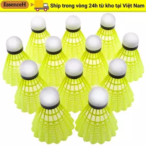 Cầu lông Nylon ESSENCEH, Cầu lông cầu lông thể thao ổn định, Bóng tập cầu lông trong nhà bền bằng nhựa