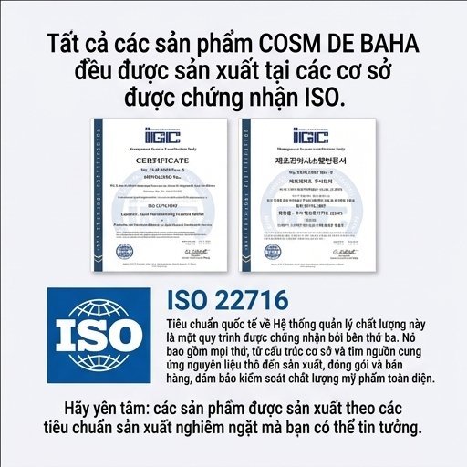 COS DE BAHA Vitamin C E Ferulic Serum 30ml - Làm sáng da chống oxy hóa mạnh mẽ cho làn da rạng rỡ