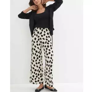 Quần dài nữ mùa hè rộng Plus Fat Plus Size Quần dài Quần dài Quần ống rộng