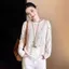 Milyfashion Size Lớn Màu Chấm Bi In Hơi Trong Suốt Mỏng Chống Nắng Mùa Hè Phong Cách Mới Tất Cả Trận Đấu Mỏng Hơn Nhìn Cổ Tròn Áo Thun Top