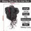 JRP Tổng Hợp Tóc Bun Chignon Lộn Xộn Xoăn Kẹp Tóc Co Giãn Scrunchy Giả Tóc Miếng Cho Nữ Kẹp Tóc JRP