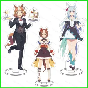 HT3 Uma Musume: Lọ Lem Màu Xám Đứng Tấm Acrylic Đứng Ký Hiệu Để Bàn Anime Trang Trí TH3