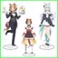 HT3 Uma Musume: Lọ Lem Màu Xám Đứng Tấm Acrylic Đứng Ký Hiệu Để Bàn Anime Trang Trí TH3