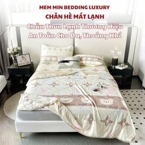 Chăn Hè Thun Lạnh thương hiệu Memminbedding Luxury mềm mại, mịn màng, an toán cho da