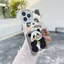 Ốp Lưng Cho Realme C65 C55 C53 C51 C25 C20 C15 C12 C11 5i Note 50 30A 20 A77S A33 A18 A17K A16K A16E A15S A5S A9 A3S Mạ Acrylic IMD Case Motif Gấu Trúc Dễ Thương CYIM425