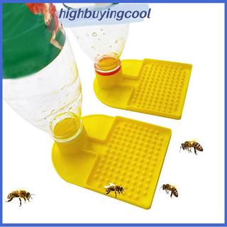 Bộ cấp nước cho ong HCVN Thiết kế mới Lối vào tổ ong cho ăn Bộ chuyển đổi chai khoáng chất bên trong Chống chết đuối Đồ nuôi ong HOT