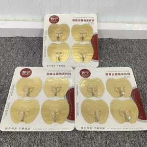 Móc Dán Gạch Men Siêu Dính Chịu Lực 6kg Hình Táo Phù Hợp Không Gian Nhà Bếp Nhà Tắm