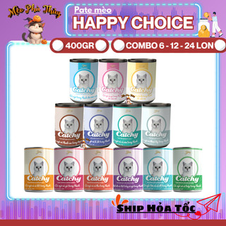 [Combo Tiết Kiệm] Pate Catchy 400gr - Dinh Dưỡng Toàn Diện Cho Mèo Mọi Lứa Tuổi đủ 13 vị