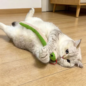 Đồ chơi mèo nhồi bông chống cắn Mô phỏng giống như thật Thiết kế rắn Quà tặng hoàn hảo cho những người yêu mèo