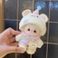 10cm Quần Áo Cho Bé Sữa Huhu Series "Gấu Kem" Búp Bê Cotton Trang Phục Yếm Phù Hợp Với
