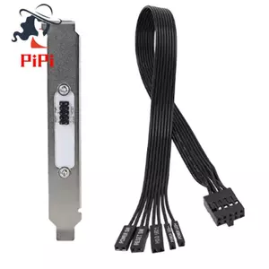 Bo Mạch Chủ Bên Ngoài Công Tắc Nguồn Cáp Nối Dài HDD LED Khởi Động Nút Cho Vỏ PC Khung Xe Cho PCI Baffle