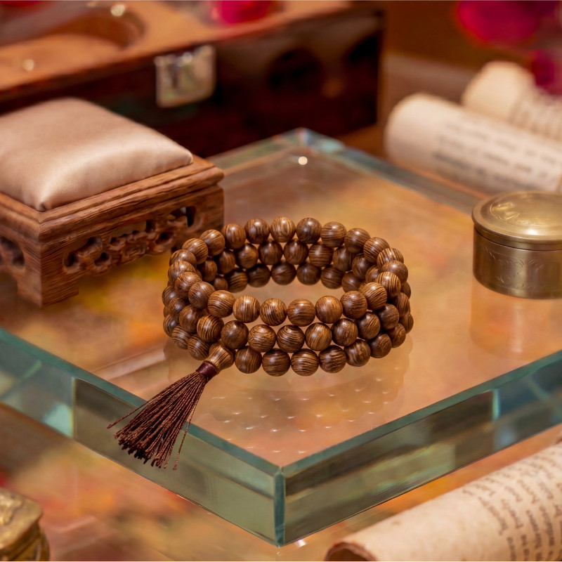 Vòng tay Trầm Hương chuỗi 108  mang lại may mắn và tài lộc cho người đeo 𝐬𝐡𝐚𝐧𝐠𝐡𝐚𝐢 𝐬𝐭𝐨𝐫𝐞.