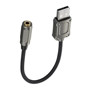 BTM USB Nhỏ Loại C Sang 3 5Mm Adapter Tai Nghe Phụ Kiện Kim Loại Texturue Thích Hợp Để Cung Cấp Đầu Ra Âm Thanh Phòng Thu