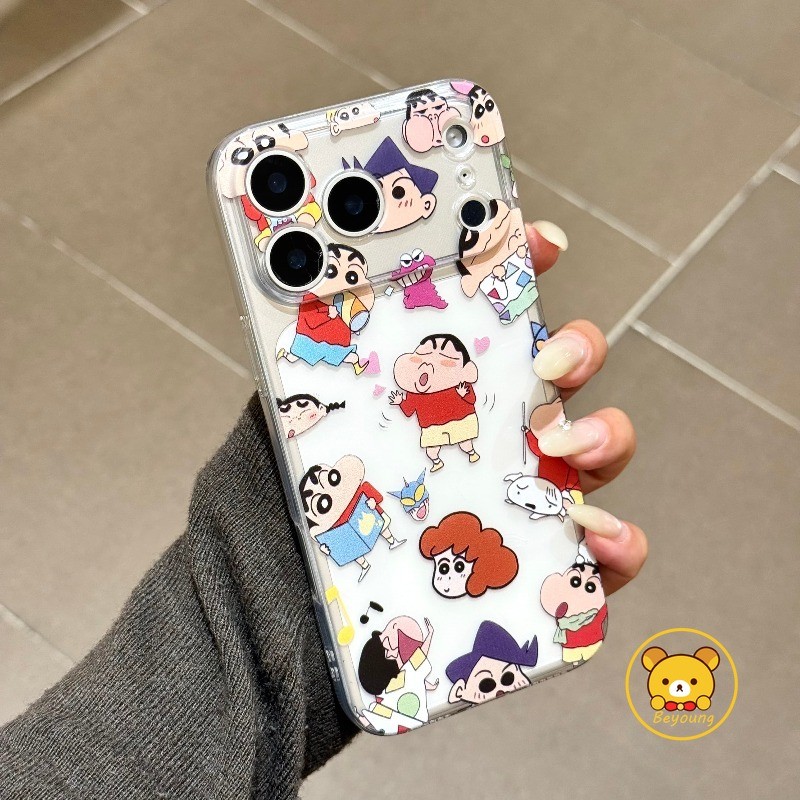 Ốp điện thoại Crayon Shin-chan ngộ nghĩnh cho Realme Note 80 70 70T 60 60X X50 X7 Pro Max 5G X3 SuperZoom XT X2 Vỏ điện thoại mềm trong suốt hoạt hình dễ thương