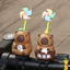 Xe Trang Trí Xe Máy Phụ Kiện Capybara Cối Xay Gió Đồ Chơi DIY Trang Trí Xe Máy Decora Anime Dễ Thương Xe Đạp