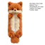 < Pluscloth > Hộp đựng bút chì Fox sang trọng dành cho học sinh – Túi dây kéo đa chức năng di động Hộp đựng văn phòng phẩm trường học Hộp đựng đồ dùng văn phòng dễ thương Bảo quản bền và nhẹ cho Ki
