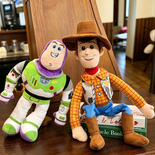 YT4 Câu Chuyện Đồ Chơi Woody Buzz Lightyear Plushie Cao Bồi Dễ Thương Không Gian Ranger Cotton Đồng Hành Búp Bê
