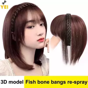 < YEI > Bện Nổ Tổng Hợp Nổ Tóc Nối Dài Giả Viền Tóc Tự Nhiên Kẹp Tóc Trên Tóc Nữ Vô Hình Tự Nhiên Mới