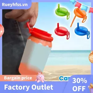 4 Màu Soda Có Thể Nắp Ống Hút, Có Cho Bia, Nước Trái Cây, Soda Tops Nắp Có Ống Hút 4 Cái