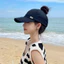 Mùa Xuân Mùa Hè Tấm Che Nắng Chống Nắng Mũ Nữ Mùa Hè Đạt Đỉnh Mũ Bóng Chày Thể Hiện Mặt Nhỏ Nửa Đáy Có Thể Buộc Đuôi Ngựa