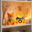 Đèn ngủ LED Bunny, Cheetah & Fox dễ thương, Đèn trang trí đầu giường trẻ em chạy bằng pin