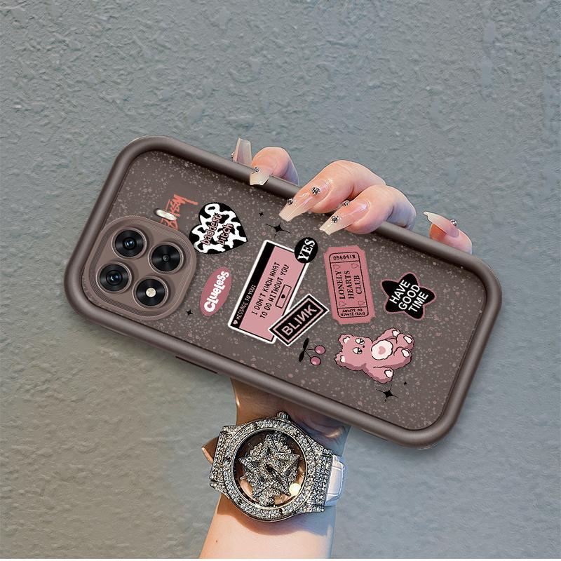 Ốp Lưng Cho Xiaomi 11T 13T 14T 15T Pro Phim Hoạt Hình Silicon Mềm Ốp lưng TPU Gấu Tình Yêu Xu Hướng Mắt Thiên Thần Chống Sốc Ốp Lưng