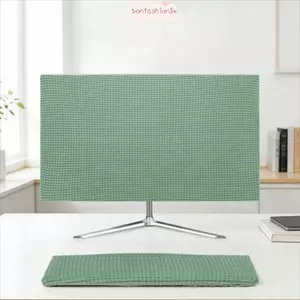 Vỏ chống bụi ITRUMPET, Vỏ máy tính phủ sóng toàn diện 27-30 inch, Vỏ bàn phím bằng vải đa năng Màn hình bảo vệ màu trơn