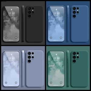Tpu mềm cho Samsung S25 Ultra Ốp lưng Samsung S24 / S23 / S22 / S24 Vỏ bảo vệ silicon chống rơi màu trơn siêu đơn giản