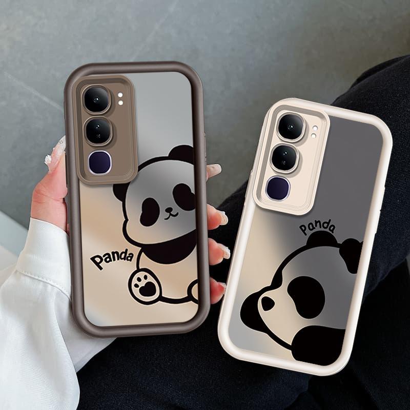 Ốp Lưng Cho VIVO Y19S Pro Y29 4G Hoạt Hình Silicon Mềm TPU Panda Angel Eye Vỏ Điện Thoại Chống Sốc