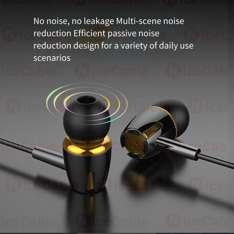 Tai nghe có dây trong tai 3,5MM Âm thanh nổi 3D HiFi Chất lượng âm thanh giảm tiếng ồn Trò chơi Tai nghe có dây trong tai cho điện thoại Máy tính bảng, máy tính xách tay
