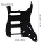 Guansfs Phụ kiện Pickguard Guitar điện chất lượng cho ST SQ SSH - và thiết kế thời trang (Đen)