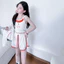 Bộ đồ thời trang mùa hè cho bé gái Phiên bản Hàn Quốc Phong cách mới Áo yếm trẻ em + Quần short Bộ đồ hai mảnh