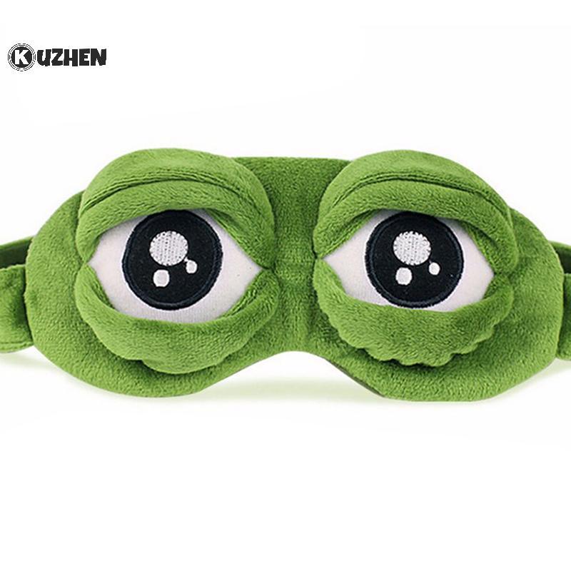 KUZHEN Ếch Buồn Ếch 3D Mắt Mặt nạ Ngủ Ngộ nghĩnh Còn Lại Ngủ Ngộ nghĩnh Quà Tặng HOT