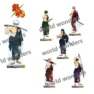 Mô hình Standee Gintama Gintoki Hijikata Okita Katsura Takasugi Acrylic Anime Linh Hồn Bạc decor bàn học quà tặng cực