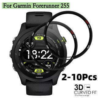 2-10 Chiếc Đồng Hồ Bảo Vệ Màn Hình Cho Garmin Forerunner 570 970 965 955 945 45S Cong Đen Edge Phim Cho Garmin Forerunner 265S 265 255 255M 255 245M 165 158 HD Phim Kính Cường Lực