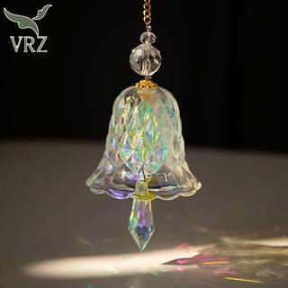 VRZ Pha Lê Chuông Gió Treo Suncatcher Gió Nhạc Chuông Kính Lăng Kính Cầu Vồng Máy Làm Xe Mặt Dây Chuyền Cửa Sổ Trang Trí Sân Vườn HOT