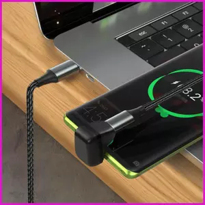Bộ chuyển đổi loại C đa năng Type-C Nam sang USB C Nữ USB C Bộ chuyển đổi sạc hình chữ U Bộ sạc nhanh 180 độ cho lyuvn