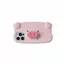 Giá đỡ mũi lợn nước bọt dễ thương iPhone16 Apple 15 Thích hợp cho 13 Vỏ điện thoại 17 Silicone 14promax
