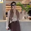 Khăn Quàng Cổ Tam Giác Melard Retro Cho Nữ - Cao Cấp Và Ấm Áp