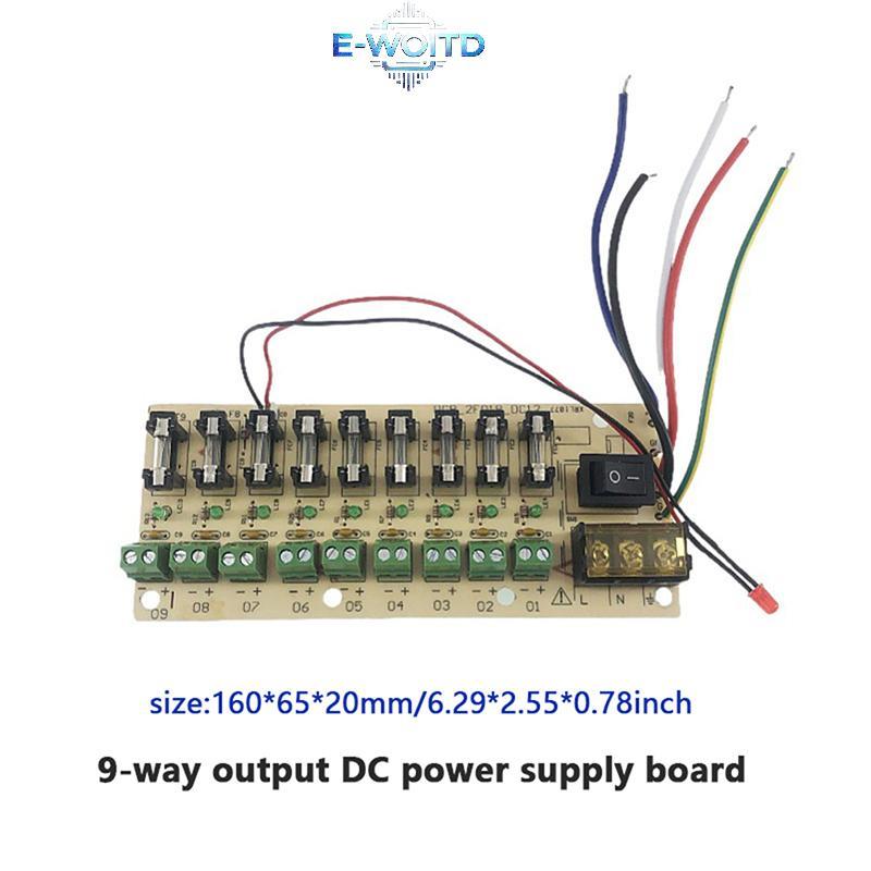 E-WOITD Chất Lượng Cao PCB Ban Thiết Bị Đầu Cuối 9 / 18 Chiều Giám Sát DC Ban Cấp Nguồn Cho Công Tắc Nguồn Điện Dòng Điện Dây LED E-WOITD