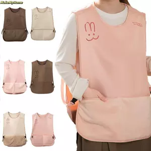 Tạp dề chống vết bẩn MAKEMYHOME, Tạp dề không tay thoáng khí phong cách Vest, Tạp dề nhà bếp chống bẩn chống thấm nước đa năng Phụ kiện làm sạch [Còn hàng]