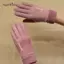 Găng Tay Lót Lông Cừu AqToCna Găng Tay Thời Trang Thu Đông Dễ Thương Lông Thú Ấm Găng Tay Full Ngón Tay Nữ Thể Thao Ngoài Trời Găng Tay Nữ AqToCna