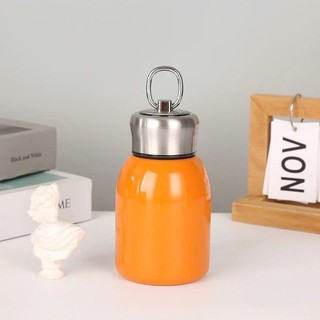 [Sỉ Giá Rẻ] Bình giữ nhiệt đựng Caffe 300ml. Bình nước giữ nhiệt mini inox 304 có quai xách